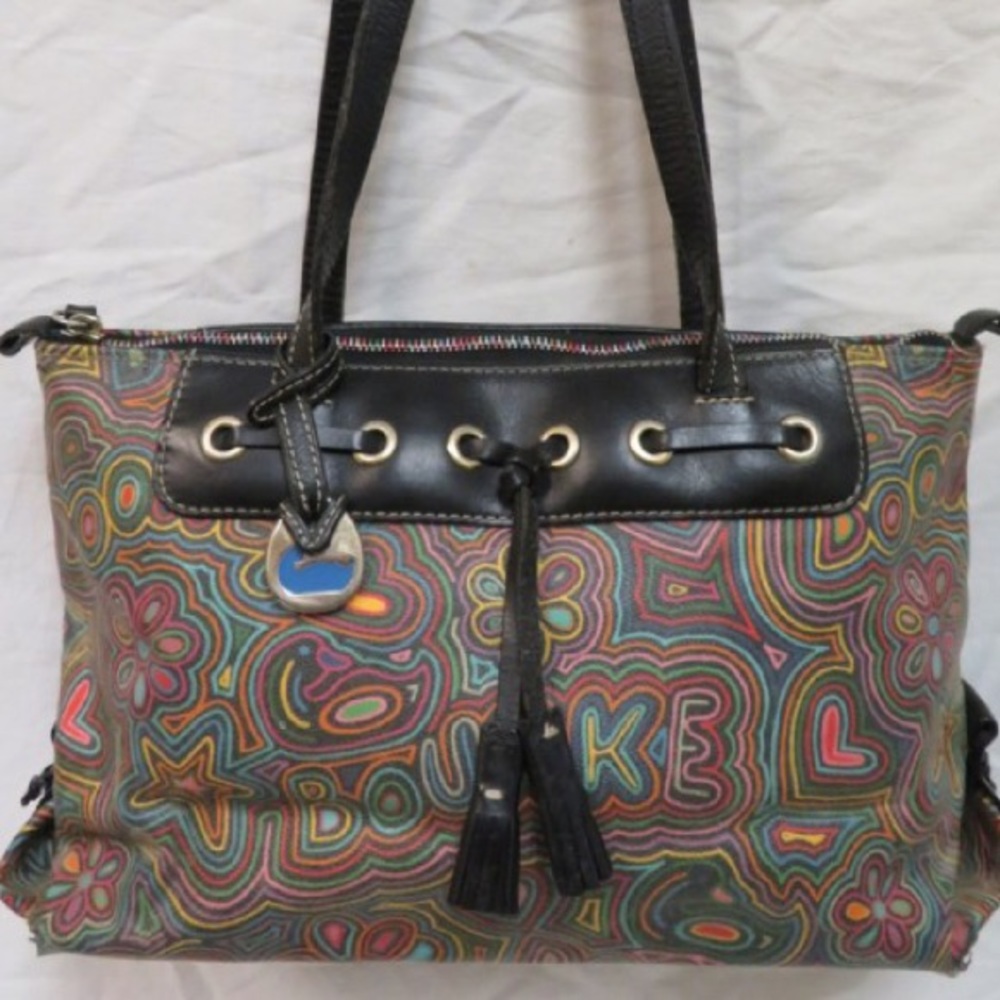 Dooney & Bourke coated canvas graphic tote